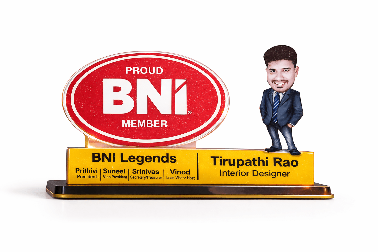 BNI Notable Networker Trophy